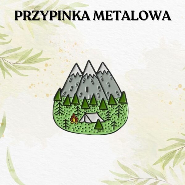 przypinka metalowa