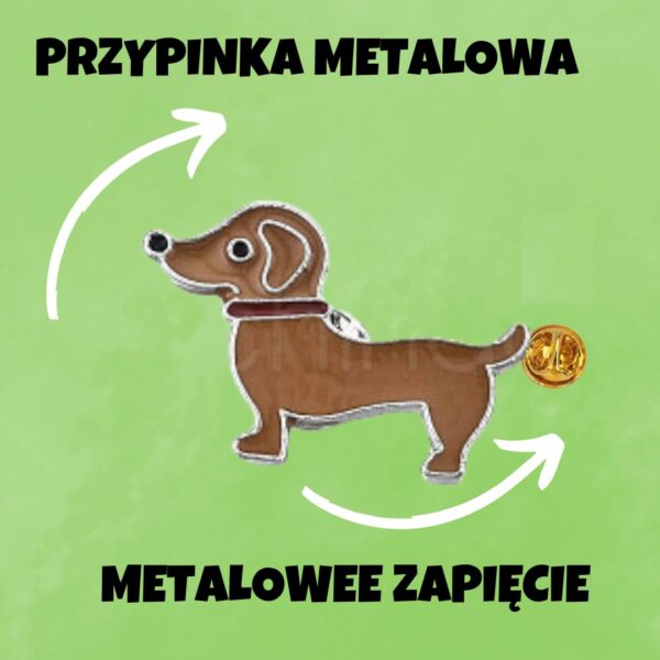 pin metalowy ; przypinka